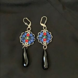 Vintage rhinestone earrings